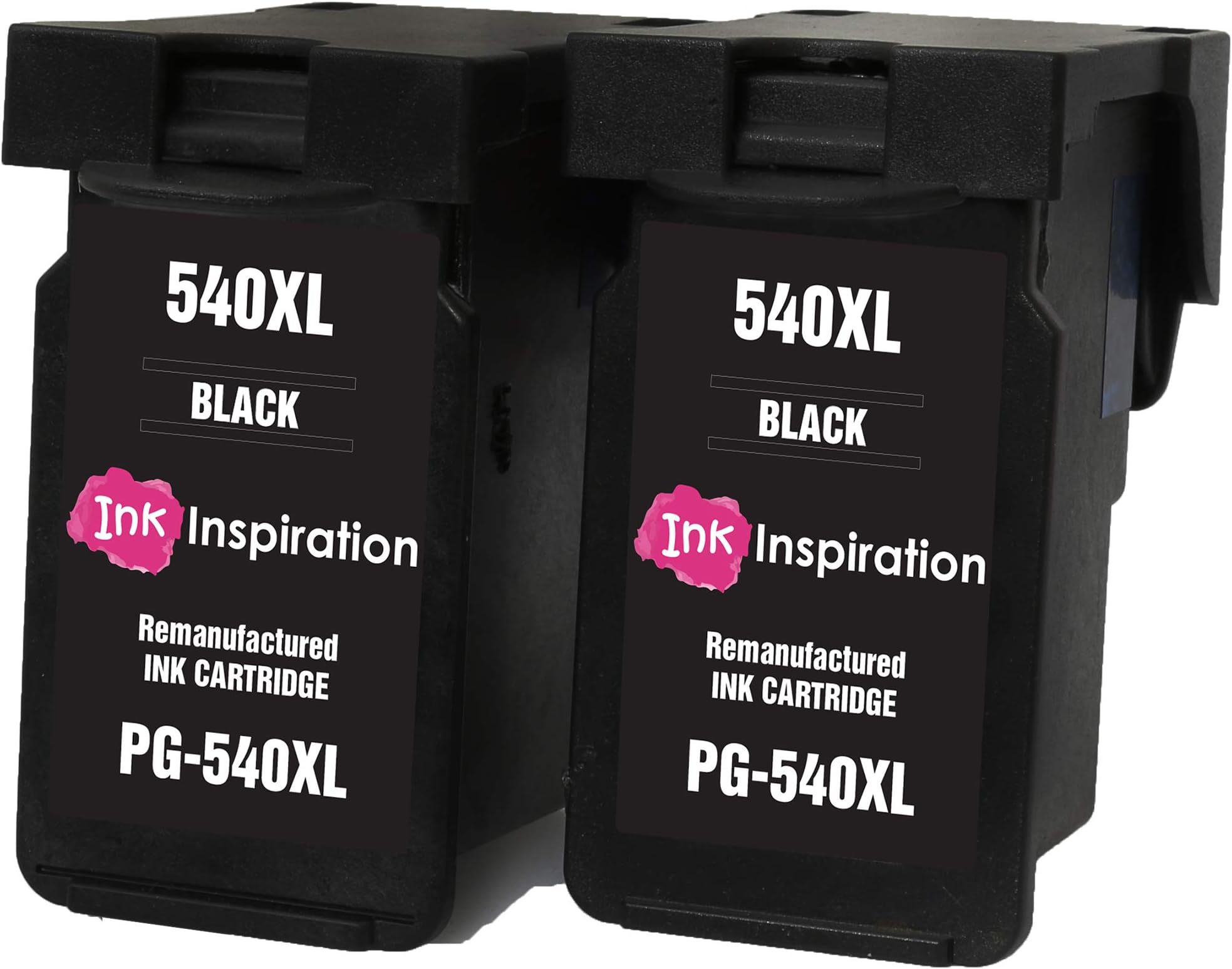 Ink Inspiration2 BLACK Remanufactured Ink Cartridges for Canon PG-540XL Pixma MG4250 MG3550 MG3250 MG3150 MX395 MX535 MG4150 MG3650 MG2250 MG2150 MX525 MX475 MX455 MX435 MX375 | High Capacity