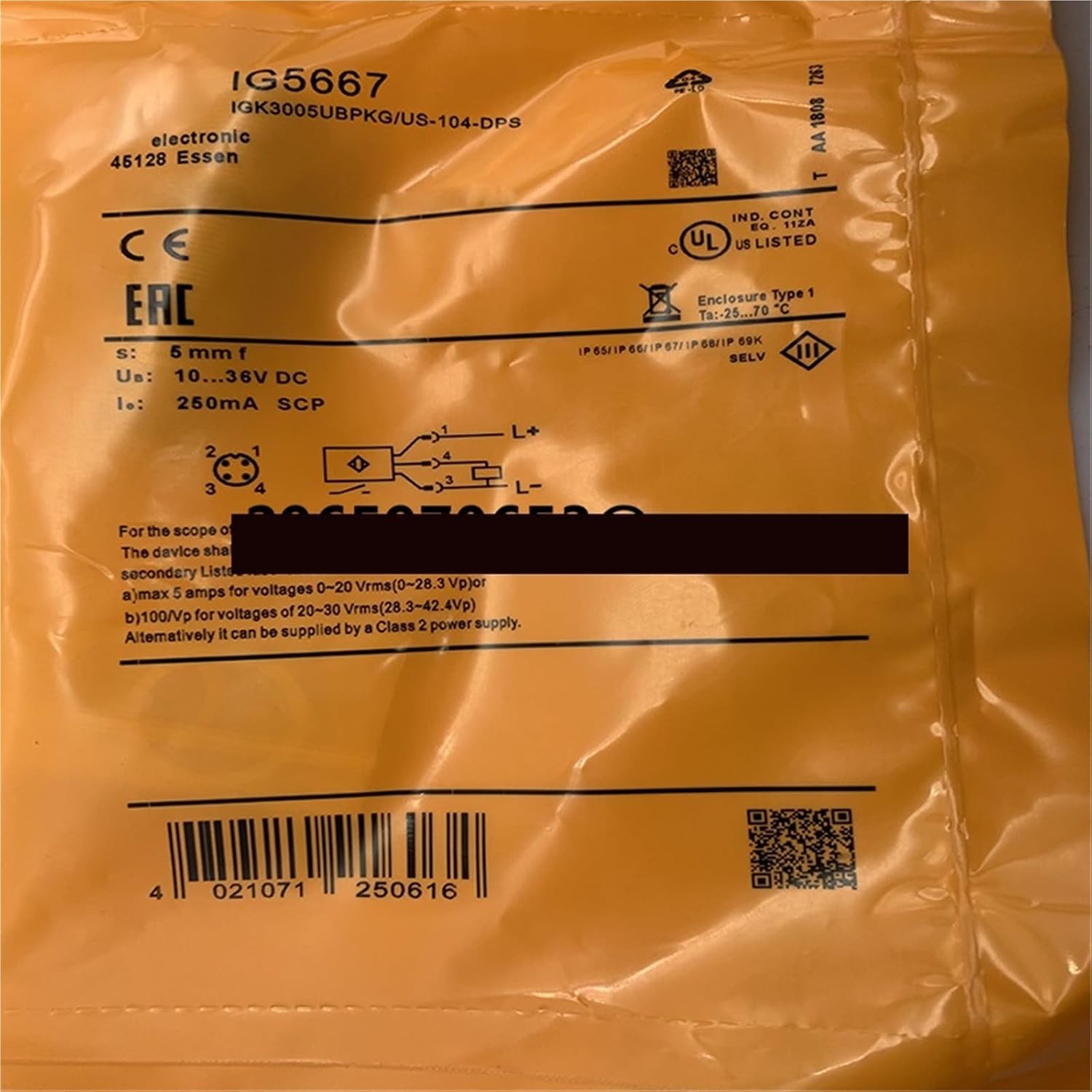 1pcs Sensor IG6126 IG5647 IG5539 IG5667 IG5883 IG5893(Ig6126)