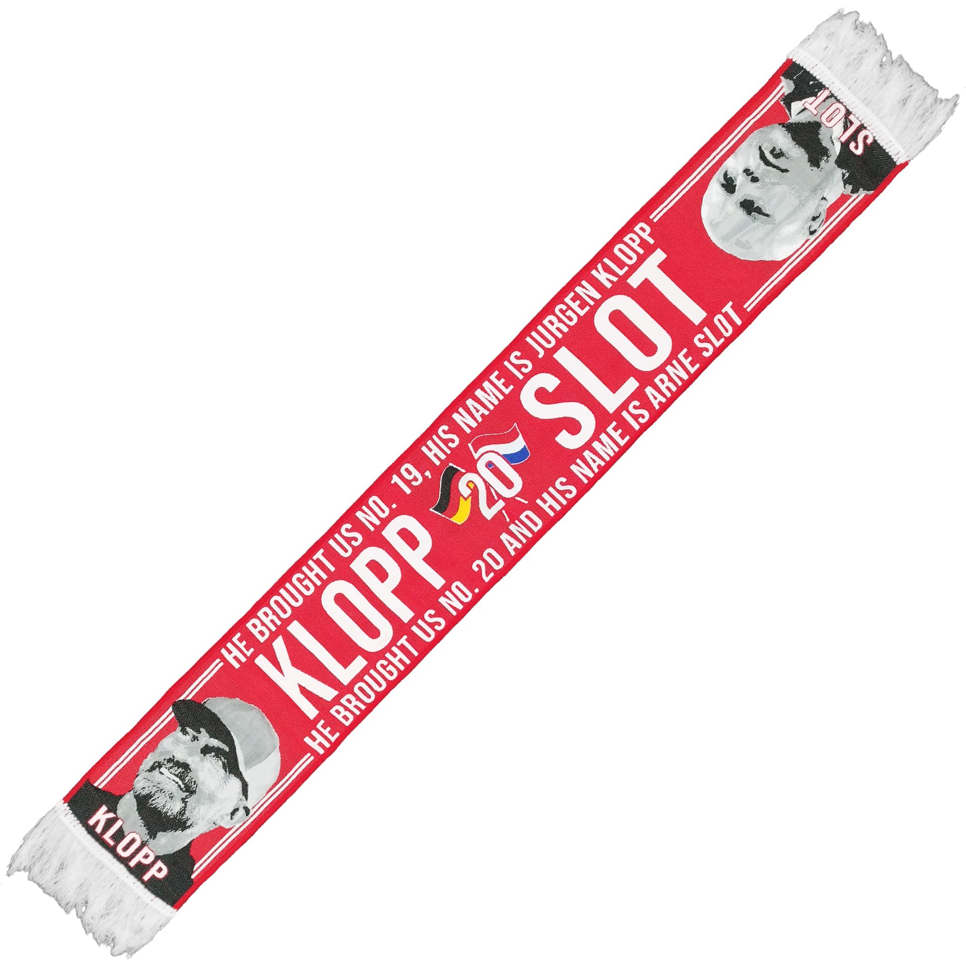 Partisan Liverpool Klopp & Slot Scarf HD
