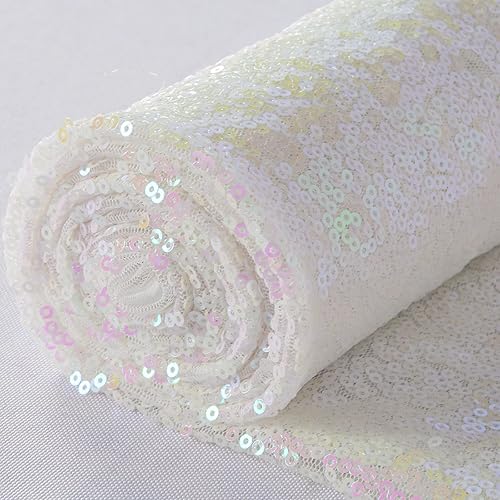 Miniatura 7 de Tela de lentejuelas de 6 pies de tela brillante de 2 yardas, tela de purpurina púrpura para coser tela de lino, material de malla, tela de