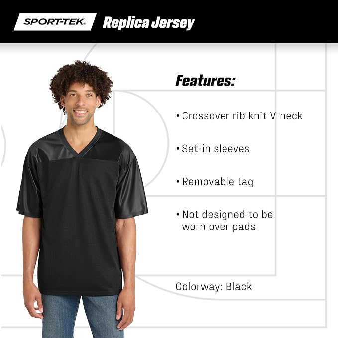 SPORT-TEK PosiCharge Replica Jersey miniatura 6