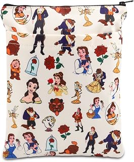 KEYCHIN Princess Belle Book Sleeve Fairy Tale Fans Gifts Beauty Movie Book Cover Protector Belle Merchandise (Beauty Belle BS)
