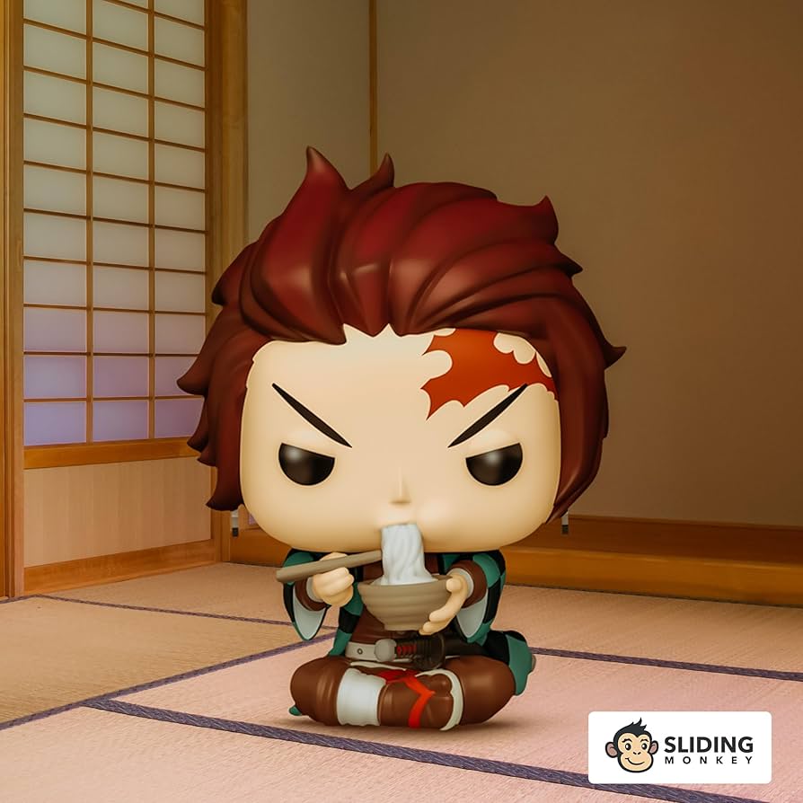 Amazon | FUNKO POP! ANIMATION: Demon Slayer- Tanjiro w/Noodles＜鬼