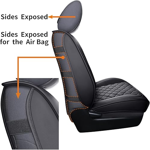 Miniatura 4 de Tomatoman Tacoma - Fundas de asiento personalizadas para Truck Sport Gen SR Extended Pro Off-Road Pickup V6 2005-2024, cojines impermeables de piel