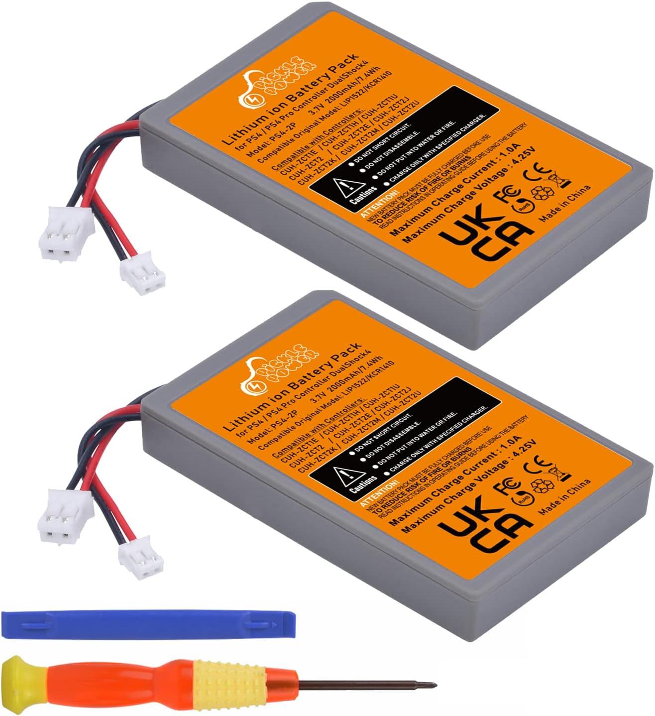 Pickle Power PS4 Controller Battery Replacement Video Games