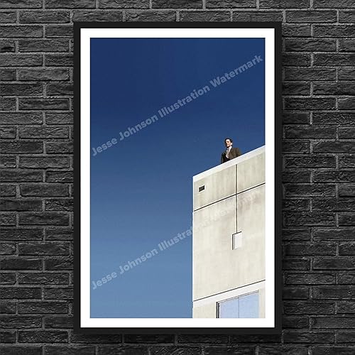 Michael Scott Is Going To Jump Poster // The Office // Dwight Schrute // Threat Level Midnight, Comedy, funny, dwight