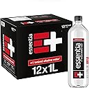 Essentia Water Bottled, Ionized Alkaline Water:99.9%!P(MISSING)ure, Infused With Electrolytes, 9.5 pH Or Higher With A Clean, Smooth Taste, 1 Litre (Pack of 12)