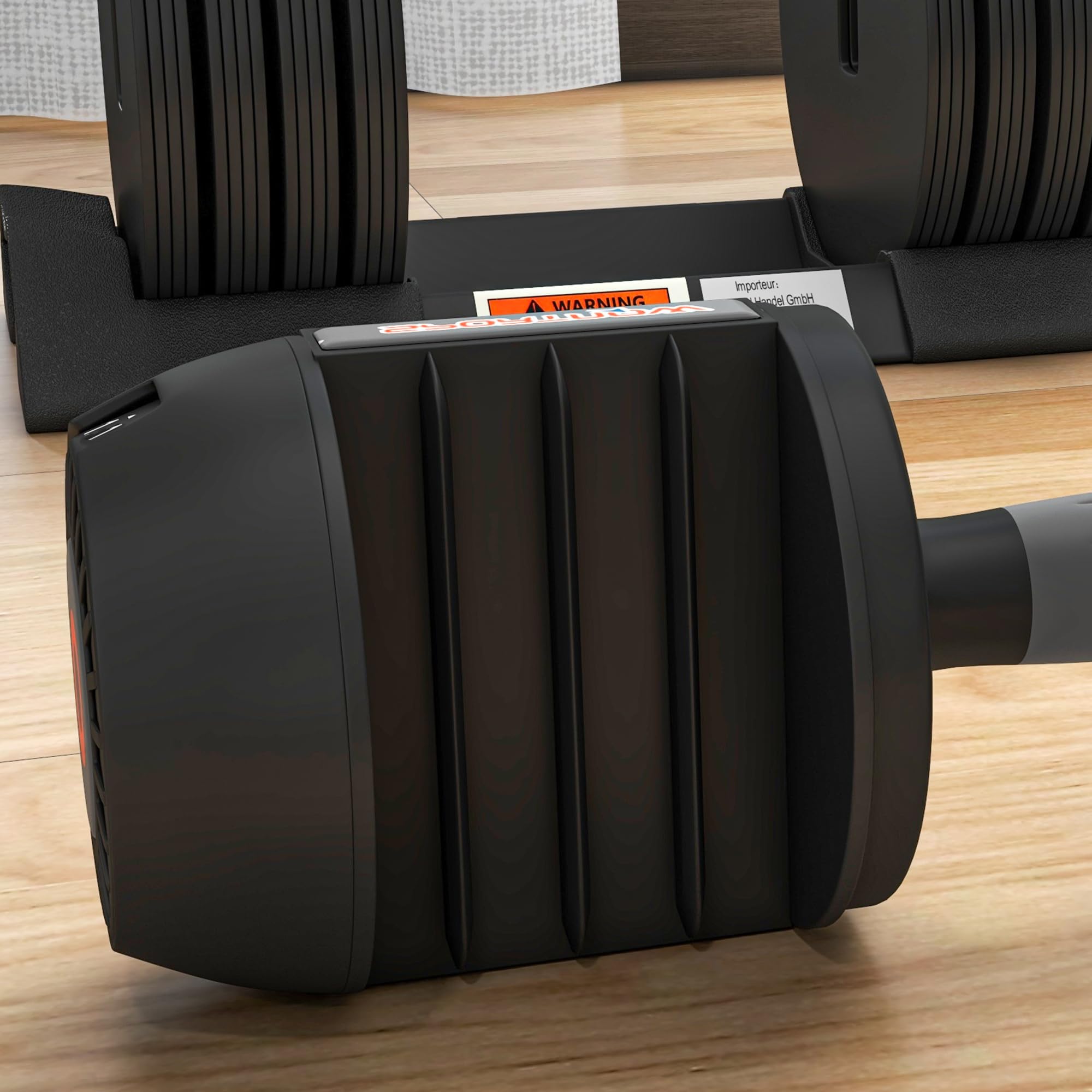 SPORTNOW Set Pesi Palestra, Set di Manubri Regolabili per Braccia con Base di Stoccaggio e Impugnatura Antiscivolo, Pesi Manubri, per Allenamento Fitness Casa e Palestra, Nero