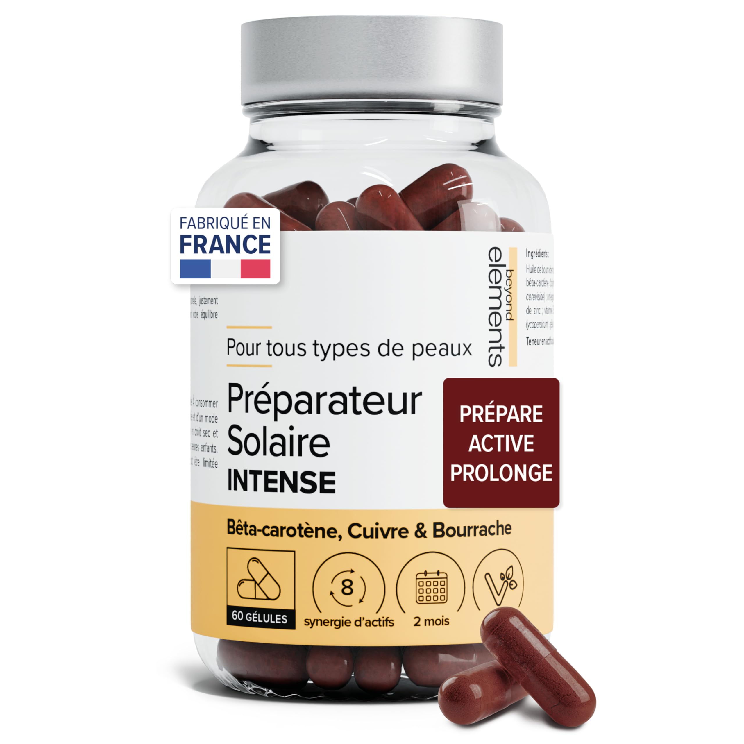 Préparateur Solaire 3-en-1 - Active & Prolonge Le Bronzage - Hydrate La Peau, An