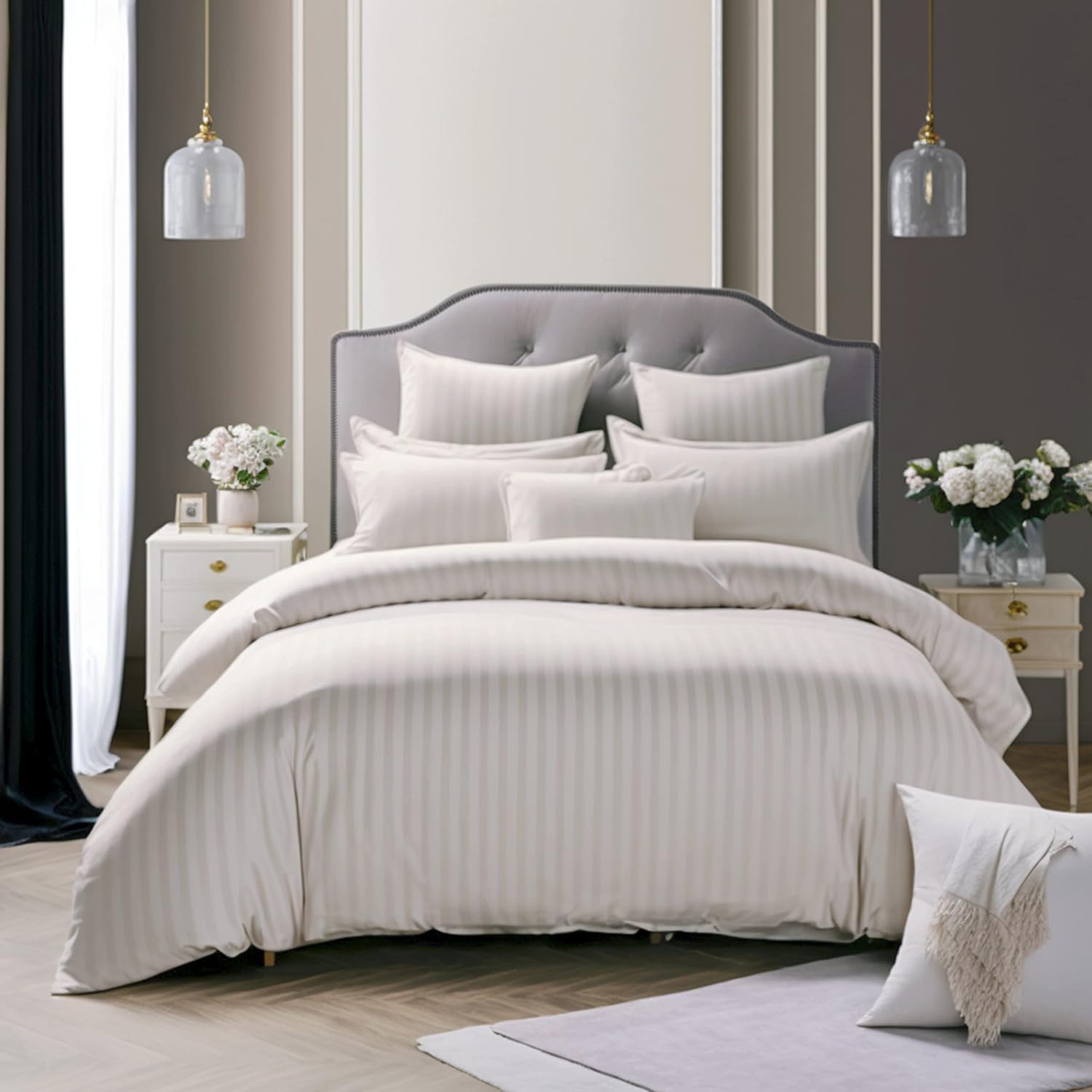 KAKA Microfiber Hotel Comforter Sets, Fits 200 cm * 200 cm size bed