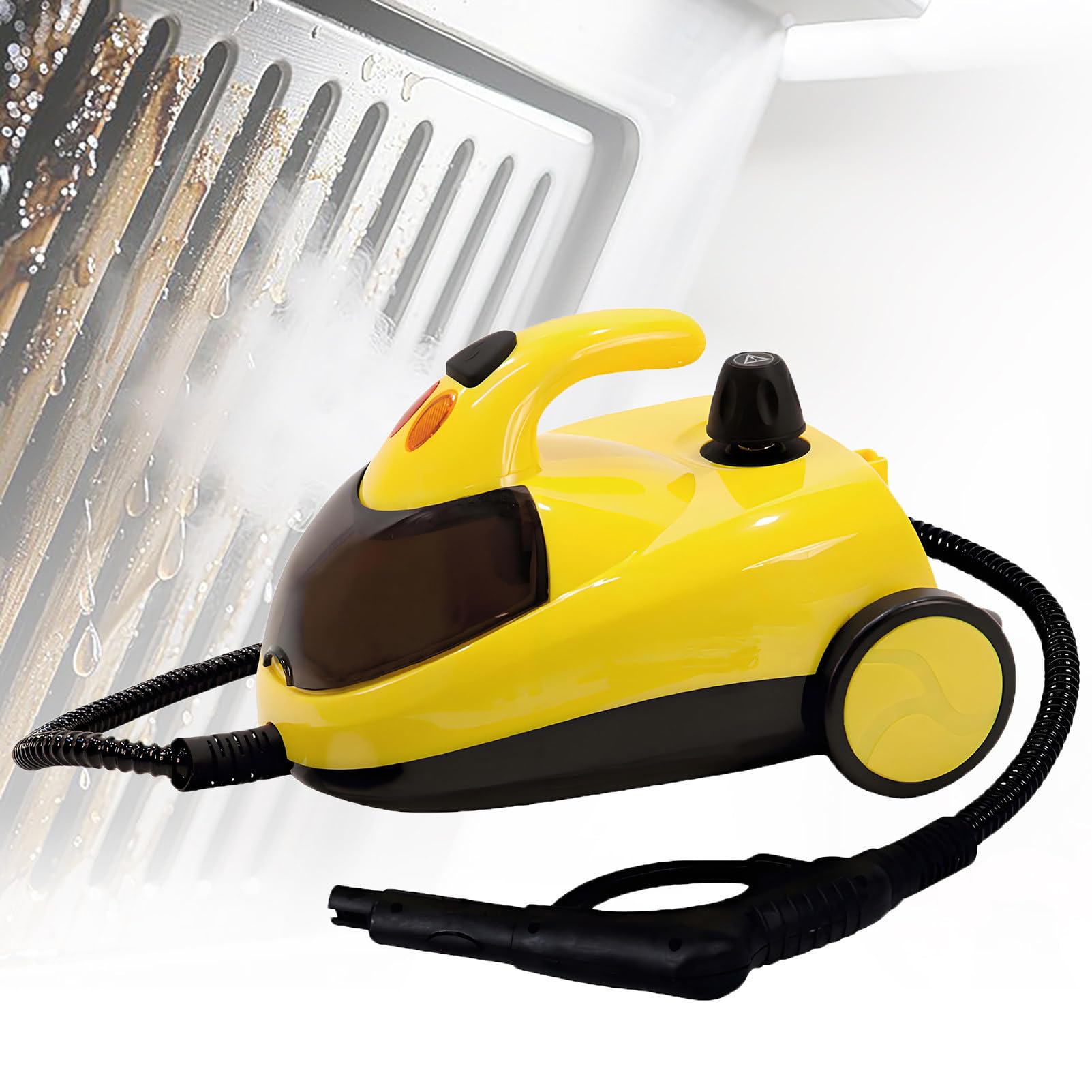 EpyGnom 1500W Handheld High-Temperature Pressurized Steam Cleaner, Portable High Temp Steam Cleaner Machine with 1500ml Tank, for Kitchen, Grout, Sofa, Car Detailing, Power of Water Steam
