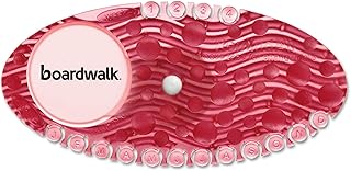 Boardwalk BWKCURVESAPCT Curve Air Freshener - Spiced Apple, Red (10/Box, 6 Boxes/Carton)