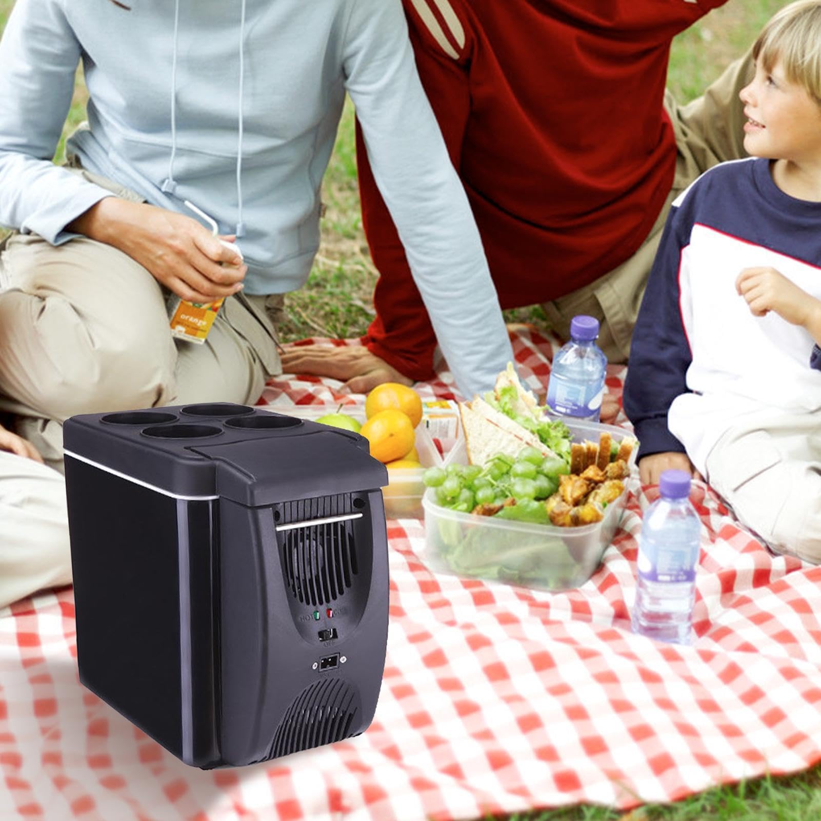 Mini Nevera Coche Refrigerador Portátil 6 L Refrigerador Congelador Compacto