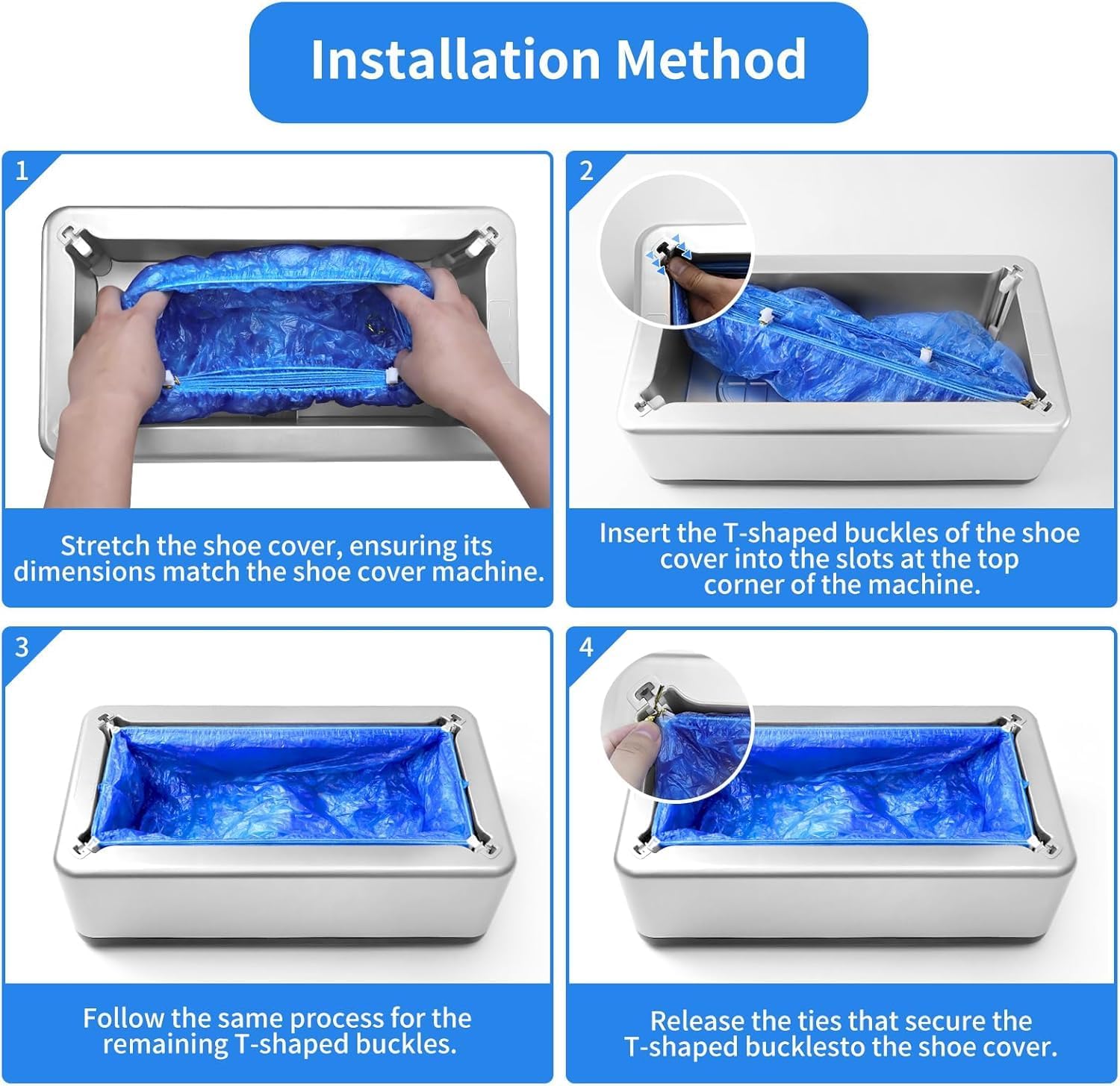 Shoe Cover Machine Automatic Shoe Cover Dispenser for Home Hotels Factories – buy the best products in the online store