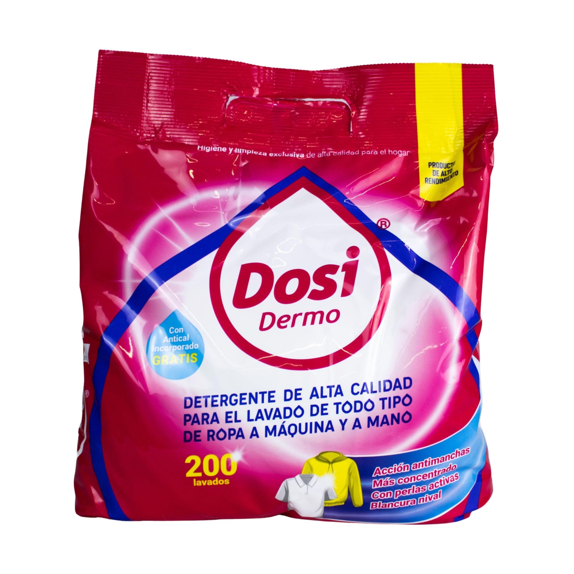 Detergente Superconcentrado en Polvo | Limpieza Profesional de Alto Rendimiento | Con Acción Enzimática y Oxígeno para una Ropa Impecable | Para Múltiples Tejidos
