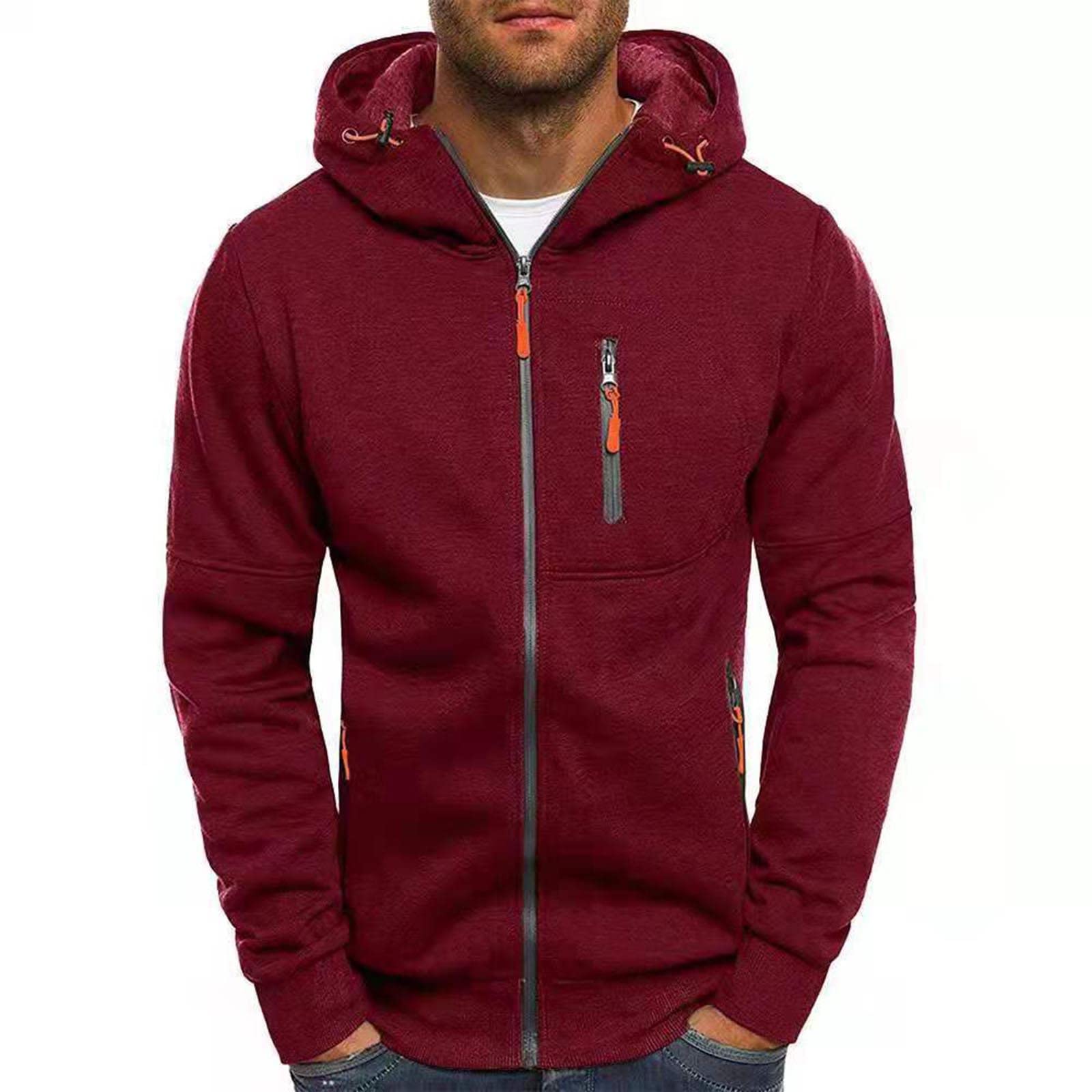Pull Polaire Homme Craghoppers Rouge/orange, 1/4 Zip, Taille L – Bon état, Lire Description