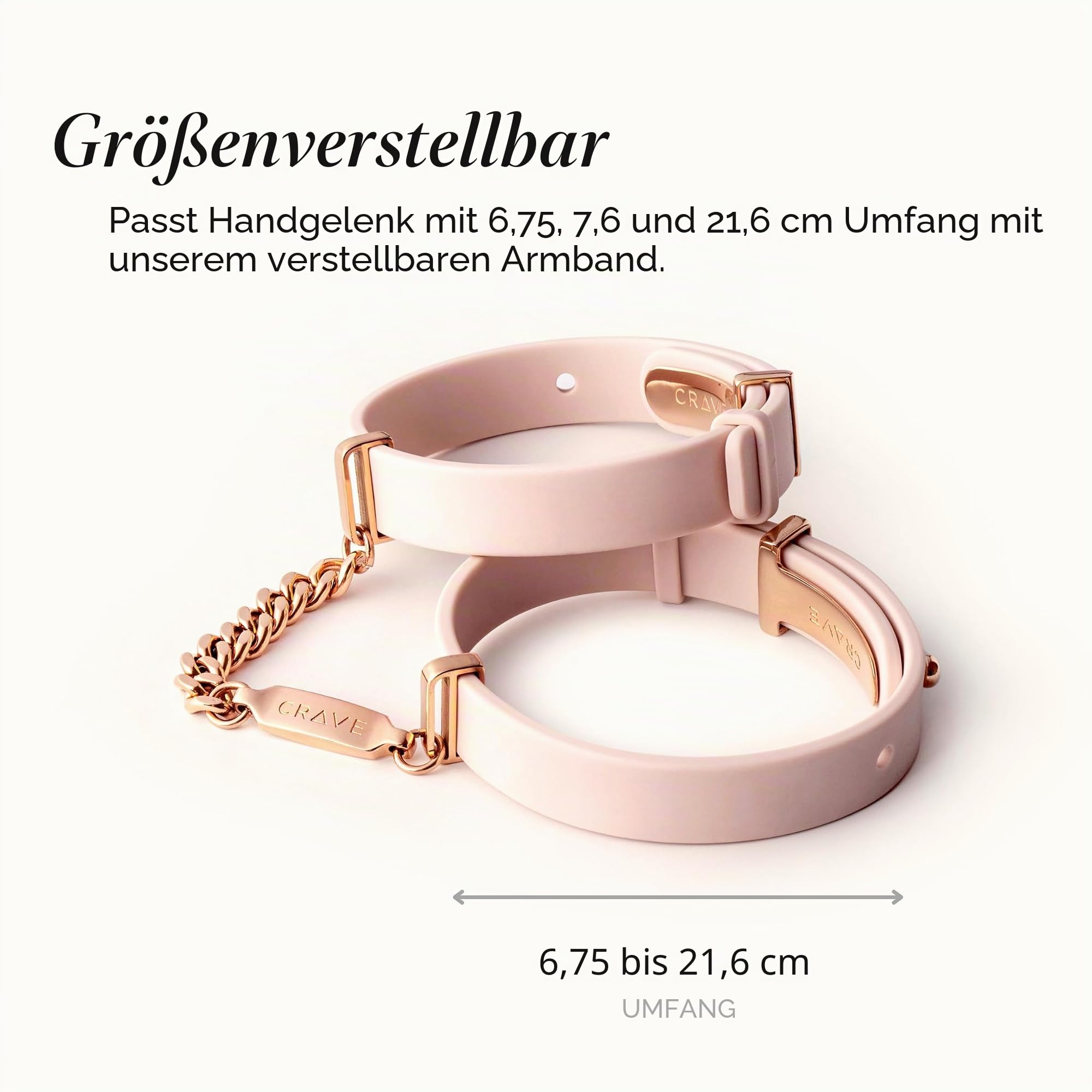 Crave - ID Cuffs Handfesseln Handschellen Bondage BDSM schwarz
