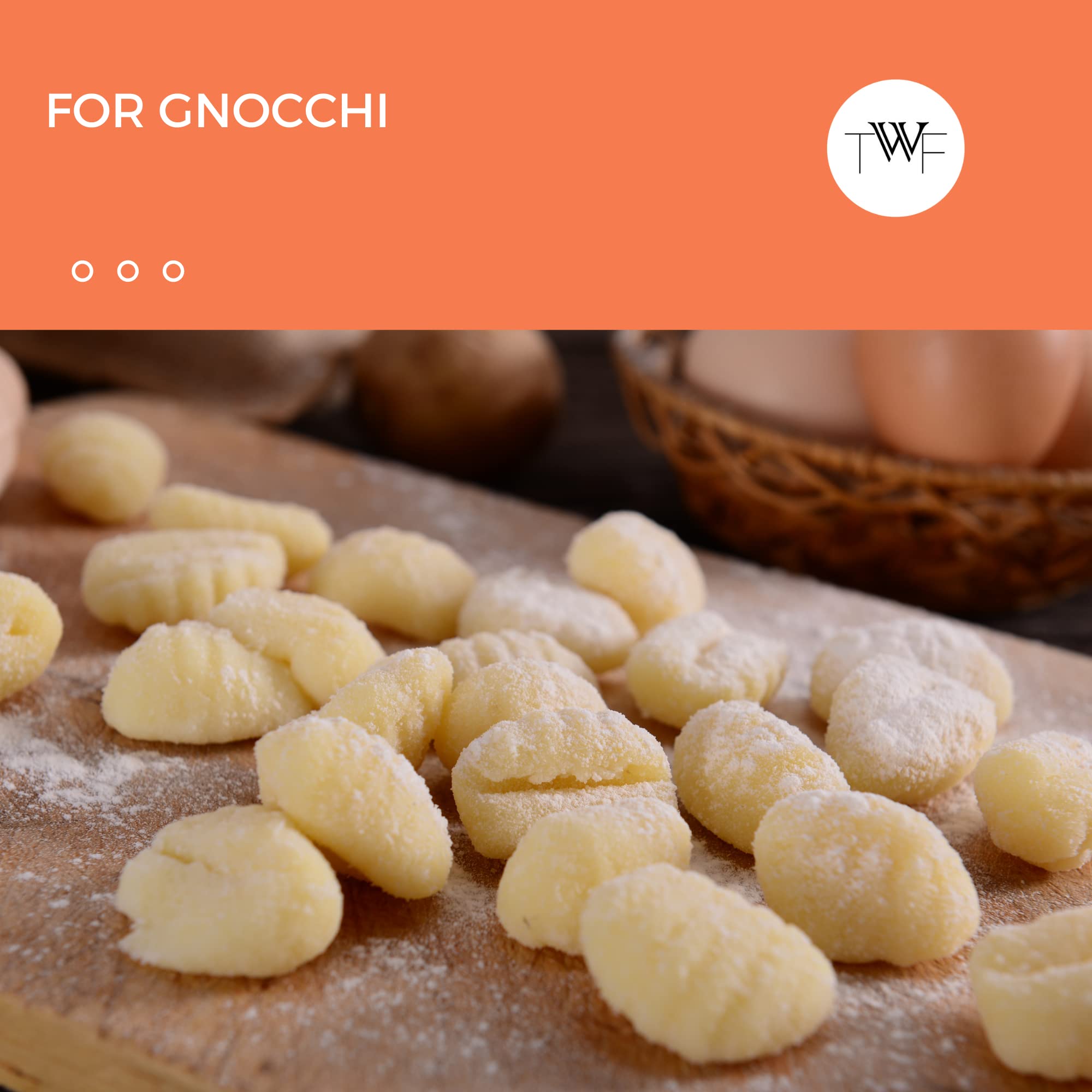 TWF Durum Wheat Semolina Flour | 1 Kg | Sooji | Golden Yellow | For Pizza Dusting, Pasta (All Kinds), Gnocchi and Biscuits 4