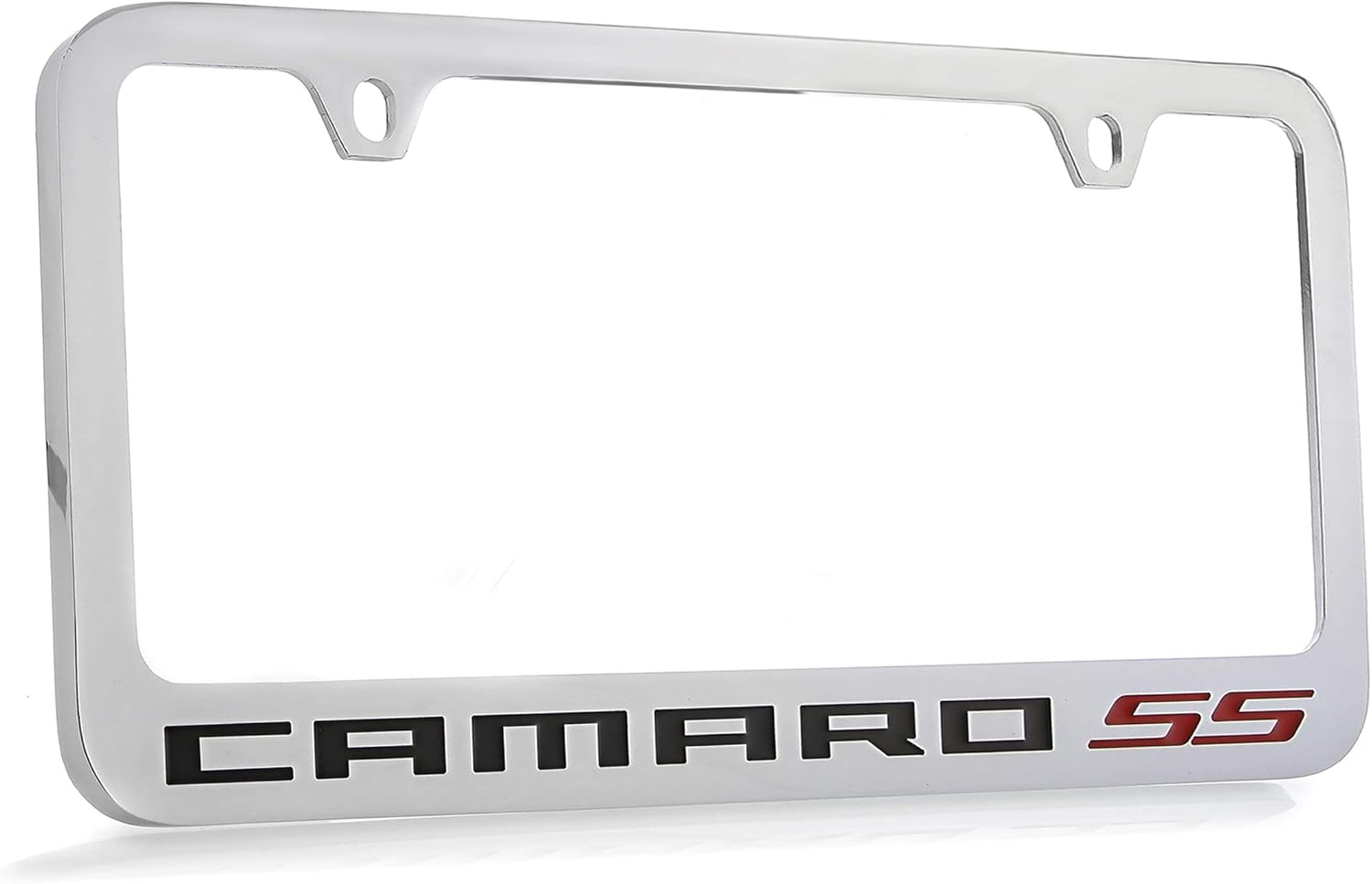 Chevrolet Camaro SS Chrome Plated Metal License Plate Frame Holder