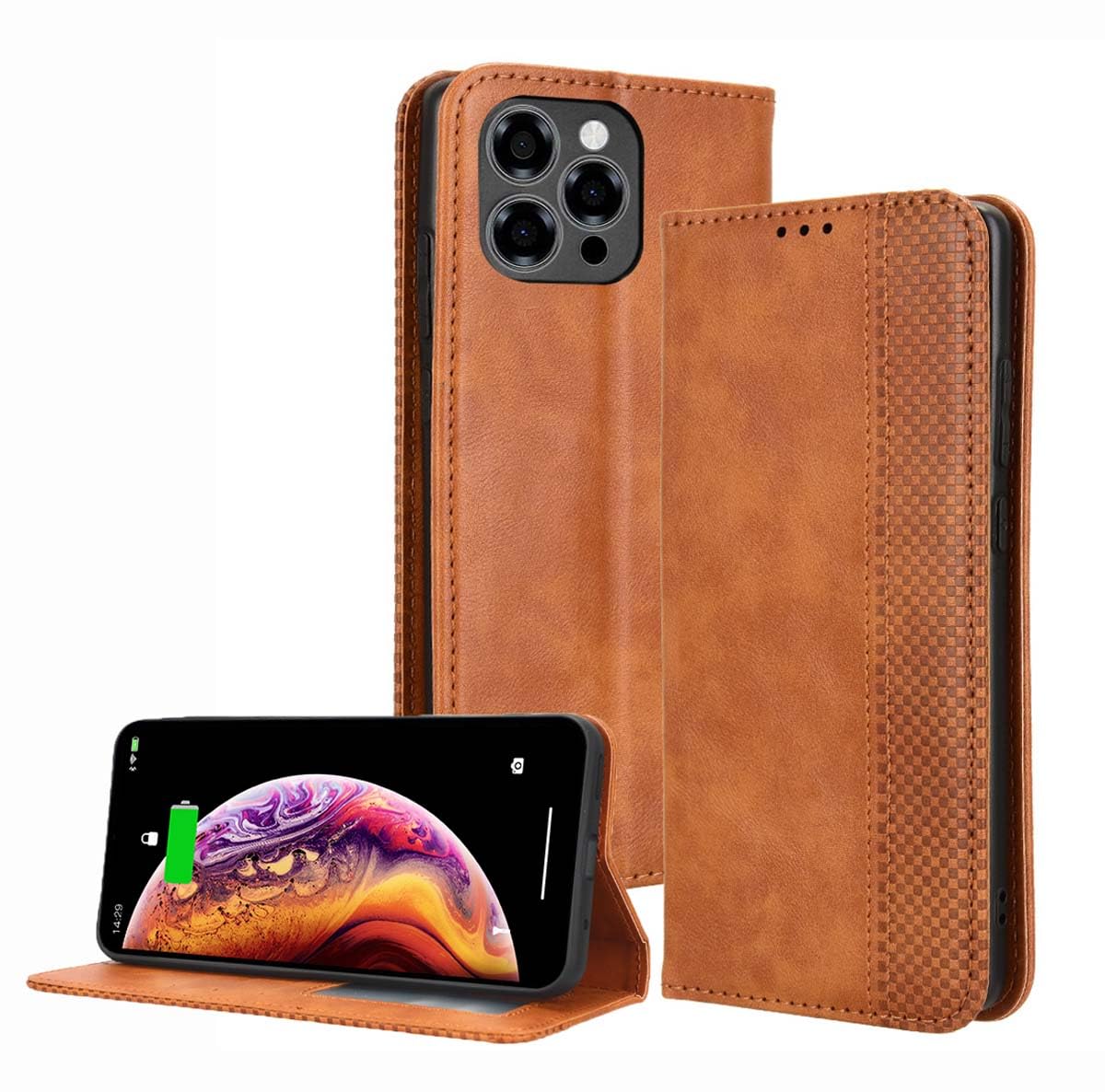 Custodia Per Doogee Note 58 / Note 58 Pro, Custodia In Pelle Vintage Con Protezione Rfid Slot Per Schede Supporto Nero  S2 534539720