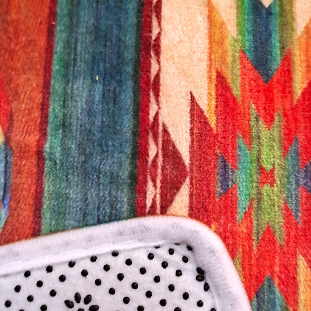 Southwestern - Juego de cortinas de ducha para baño, tela de poliéster impermeable occidental, accesorios de baño, decoración para bañera