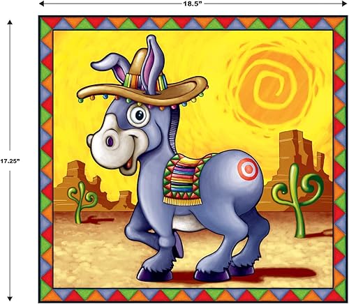 Miniatura 3 de Juego del burro para fiestas máscara y 12colas incluidas accesorios de fiestas 1 unidad Paquete de 1 Multicolor