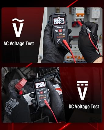 KAIWEETS Digital Multimeter KM200s with True RMS, Auto Ranging Voltmeter, Smart Measurement, NCV Non-Contact Voltage Detector, AC/DC Voltage, Resistance, Diode, Ohm, Continuity Tester