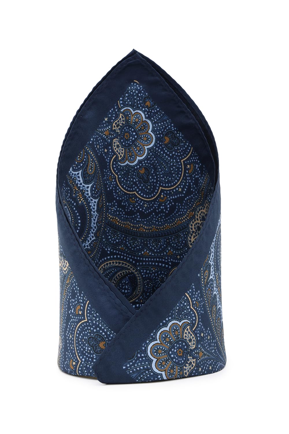Men Navy Print Party Pocket Square