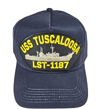 USS Tuscaloosa LST-1187 Ship HAT - Navy Blue - Veteran Owned Business