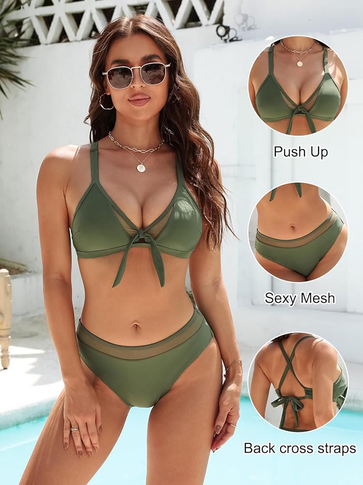 glonwy blush bikini swim wear set ビキニセット glonwy blush bikini swim wear set ビキニセット Tie Side