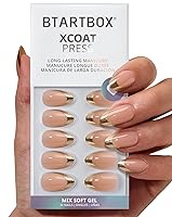 Vista 36 de BTArtbox Uñas Postizas Blancas Cortas a Presión - Uñas Postizas de Gel Suave en Forma de Almendra, Uñas Blancas con Pegamento para Uñas, Uñas