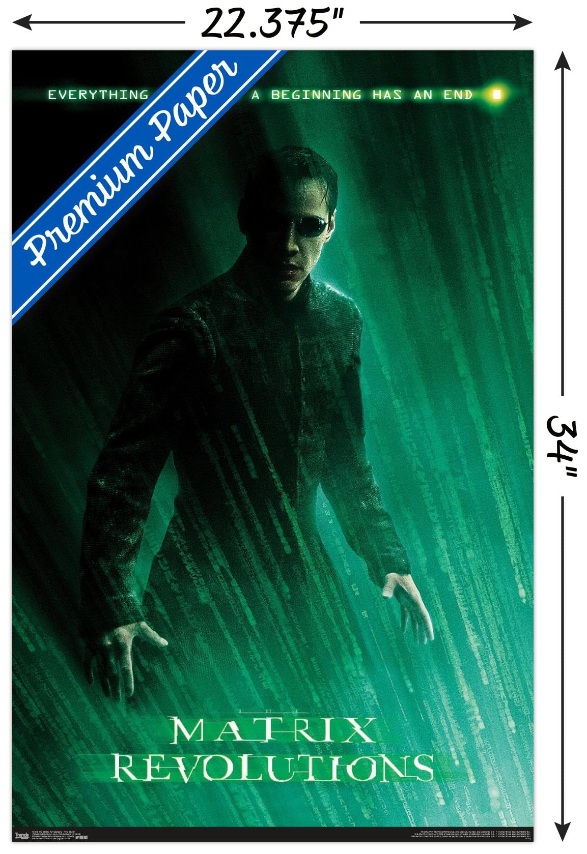 The Matrix Revolutions - One Sheet Wall Poster : Amazon.ca: Sports