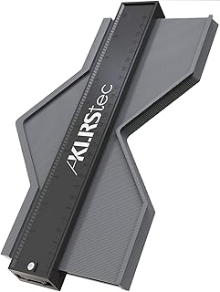 KLRStec Profi Konturenlehre 2.0 – Hochwertiger Formzeichner zum übertragen von Profilen – Contour Gauge mit extra grossem ...