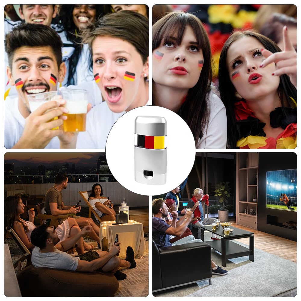 Matita per trucco, articolo per fan della Germania, 3 pezzi, colori tedeschi, matite da trucco per viso EM, Germania