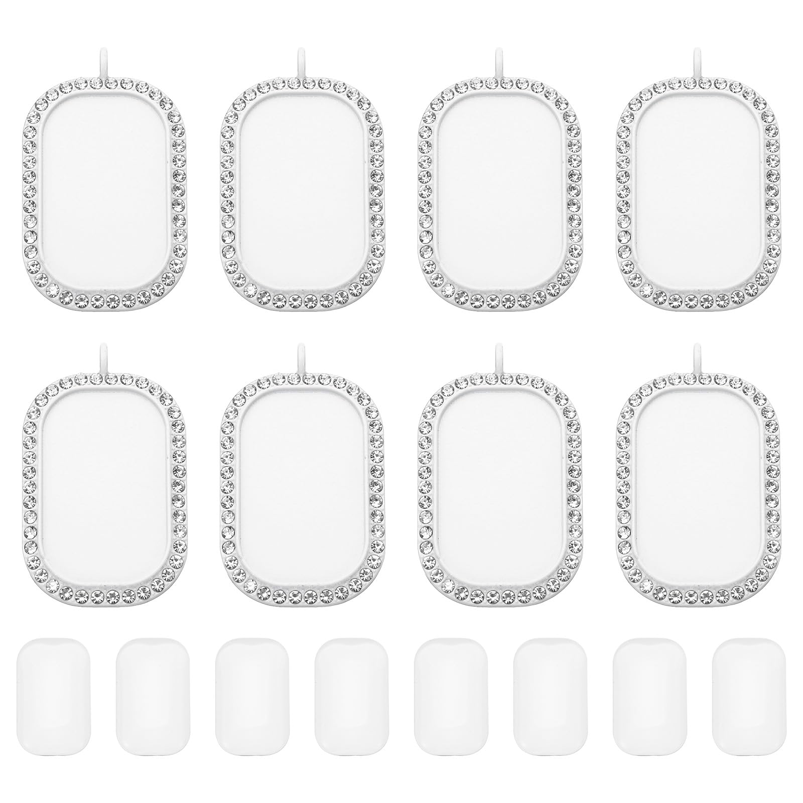 PATIKIL 1" Blank Picture Pendants