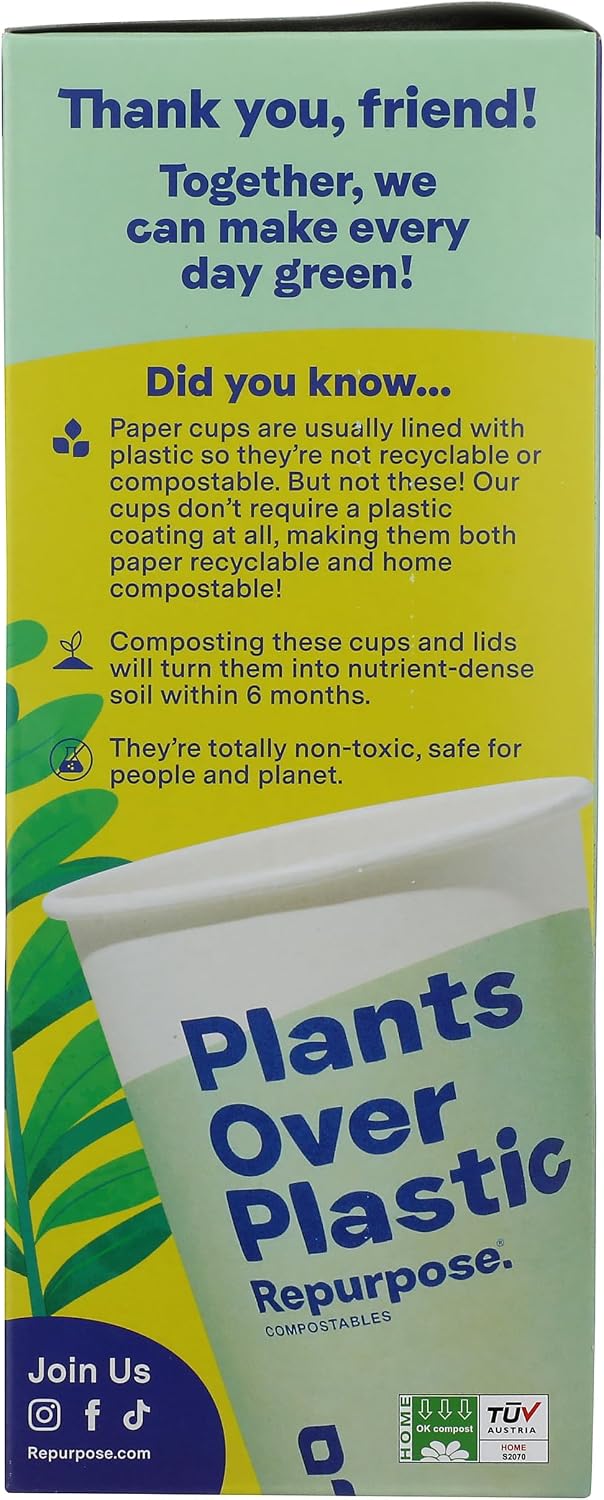 Repurpose, Cup And Lid Set Compostable, 10 Count image 5
