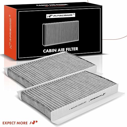 Miniatura 9 de A-Premium Filtro de aire de cabina con carbón activado compatible con Land Rover Range Rover Sport 2006-2013, LR4 2010-2016, LR3 2005-2009, repuesto
