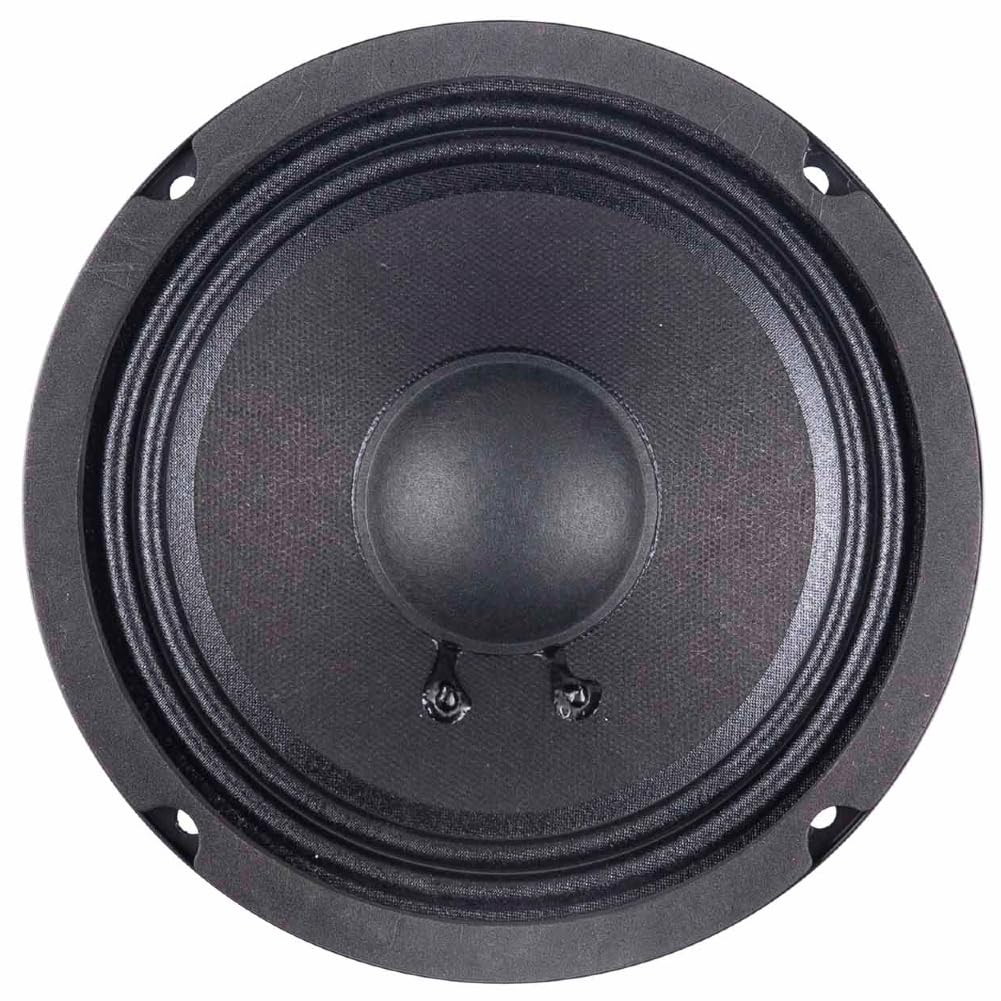 KIT SET PER MASTER AUDIO BN06/4 1 woofer professionale da 16,5 cm 165 mm 6,5" di diametro, 175 watt rms 350 watt max, impedenza 4 ohm, sensibilità 95 db, per auto, 1 pezzo