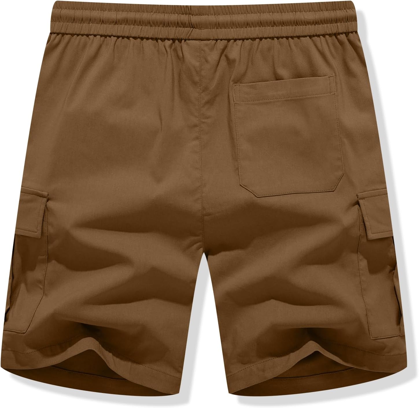 JMIERR Men's Casual Stretch Cargo Shorts Classic Drawstring Elastic Waist Summer Work Short with Multi Pockets - Image 8