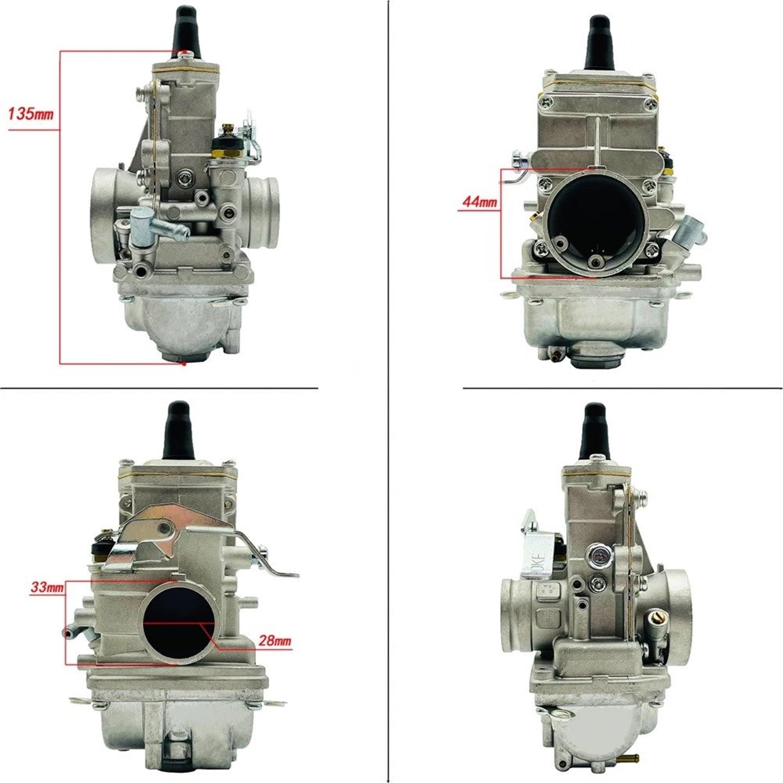 Carburadores moto Carburador Mikuni TM24 TM28 TM30 TM32 TM34 TM38 Mm Para Kawasaki KX125 KX150 CR250(TM28)