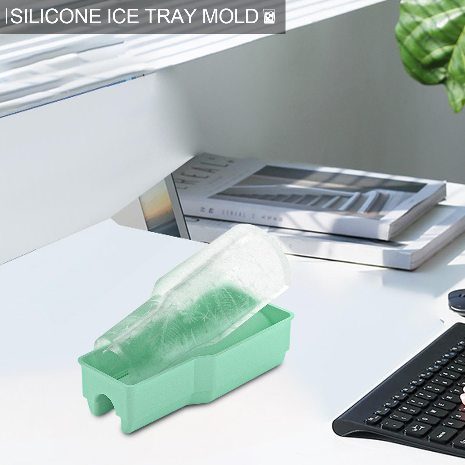 Vassoio per cubetti di ghiaccio in silicone per bicchieri