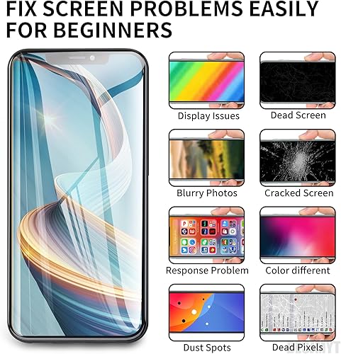 Miniatura 4 de para iPhone XR Reemplazo de pantalla de 6.1 pulgadas con altavoz de oído Kit de sensor de proximidad de montaje completo Pantalla LCD 3D Touch