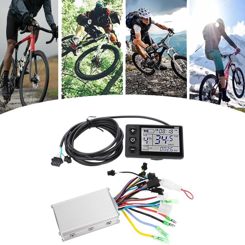 Centralina bici elettrica 36V 250W Brushless motor controller Electric Scooter Control Unit Brushless Motor Controller + Display (36V/48V 250/350W).