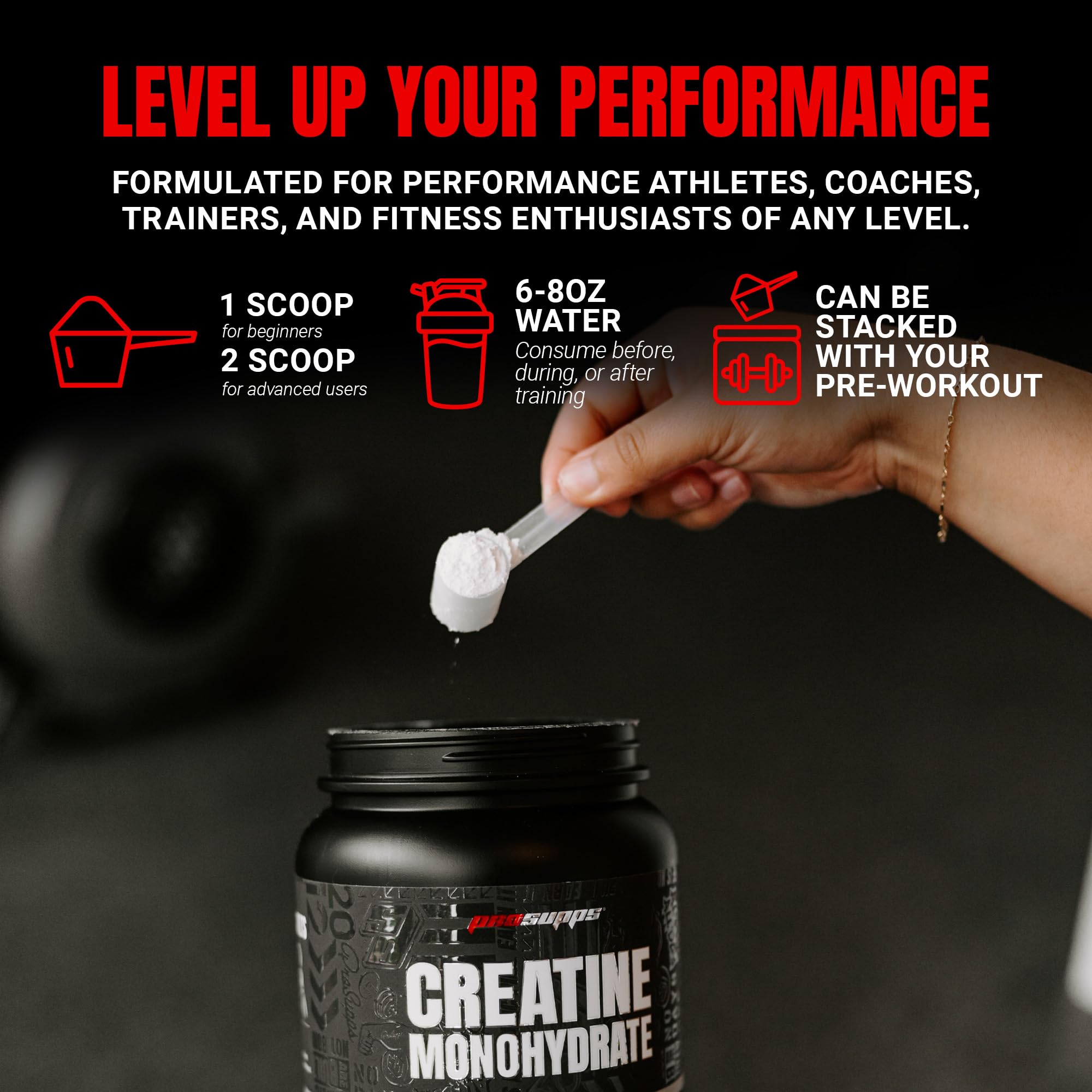 ProSupps Creatine Monohydrate Powder for Men & Women, Unflavored — Amazon image 6