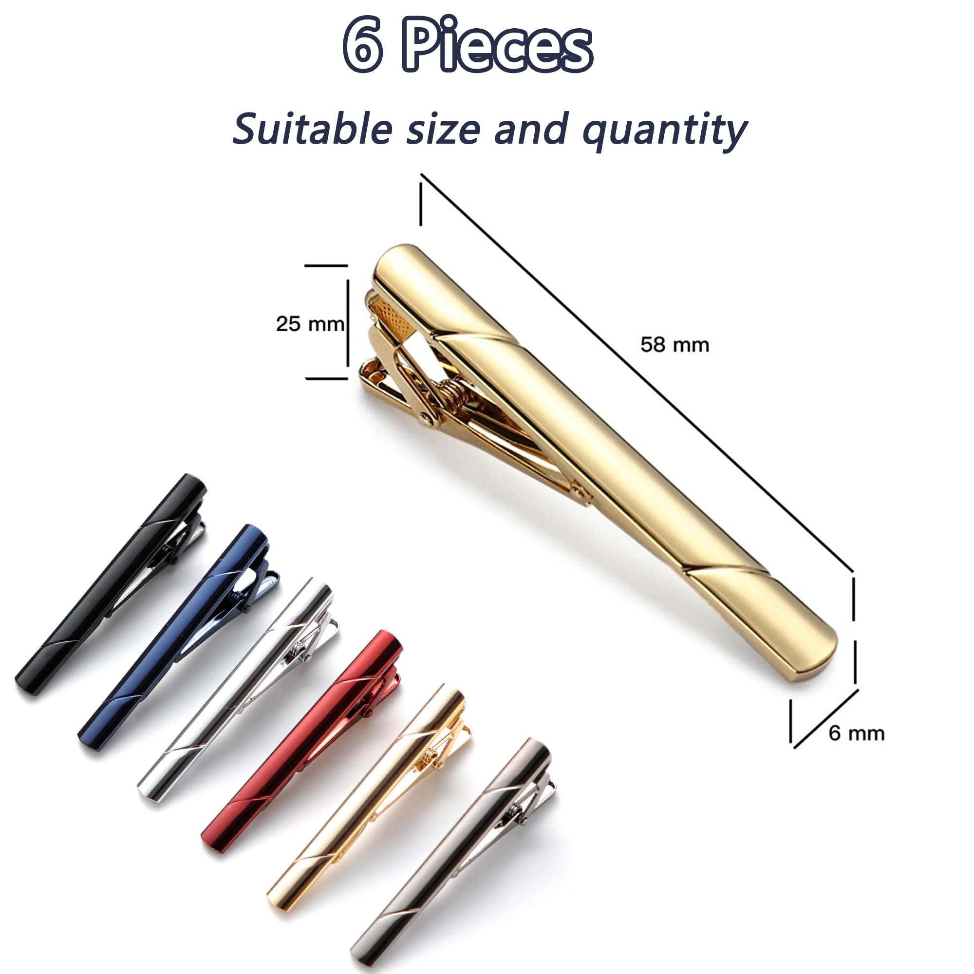 3er Set Krawattennadeln Herren - Edelstahl Krawattenklammern Für Business & Anlässe