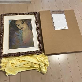 Amazon.co.jp: 美術品 絵画 工藤静香 「誘惑」 134250 外寸：660×810mm