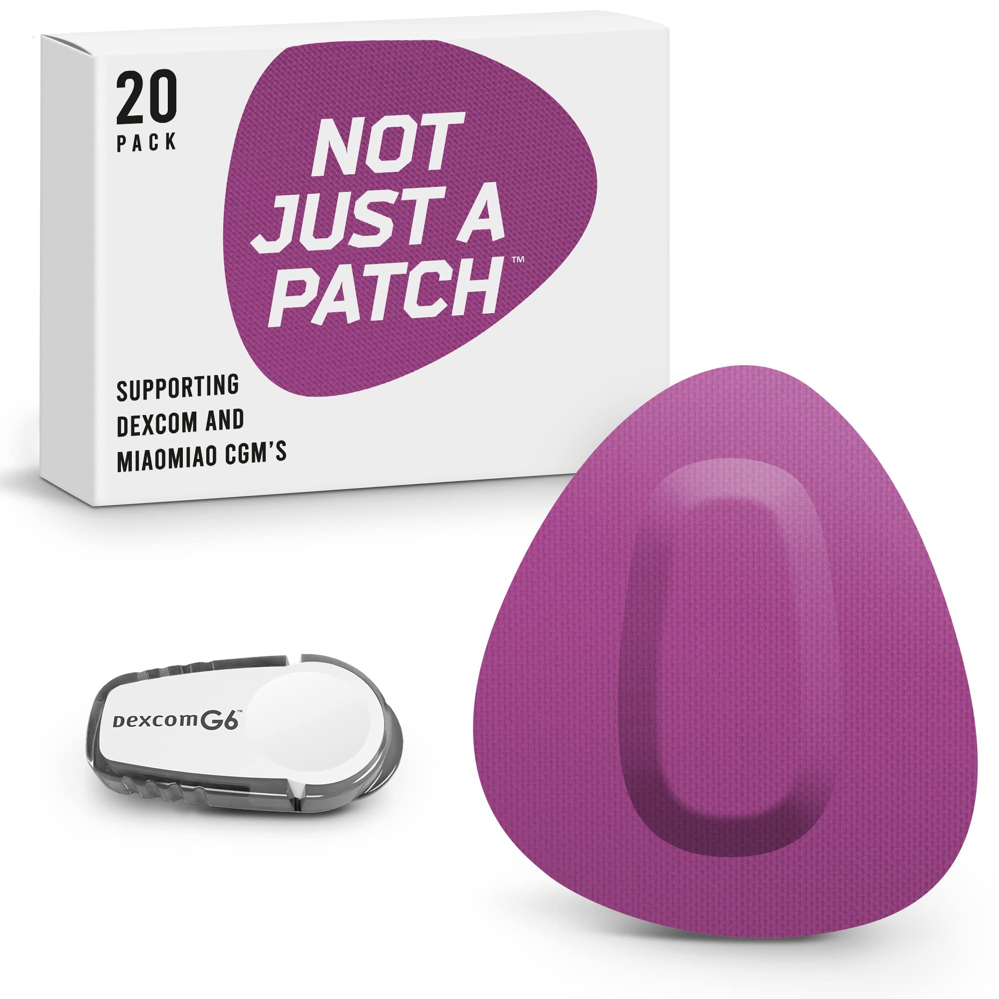 Buy Not Just A Patch CGM Sensor Patches for G6 & MiaoMiao (20