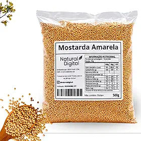 Mostarda Amarela em Grãos, 500 Gramas