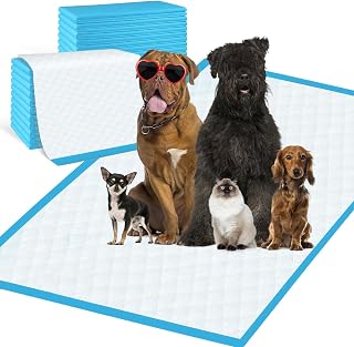 SUPRONLOVE Extra Large Pee Pads 31x55 Inch for Dogs Cats - Ultra Absorbent Leakproof Puppy Training Pads 40ct