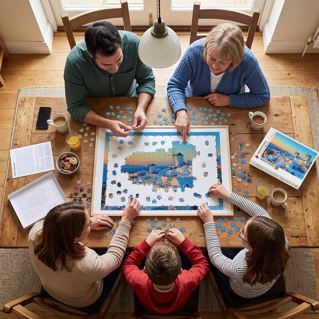 Puzzle dla dorosłych 1000, greckie puzzle dla dorosłych -4456